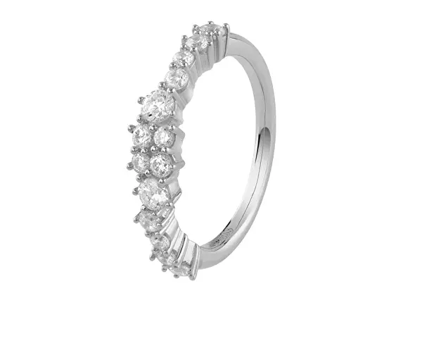 Stříbrný prsten se zirkony Jardin JSBR04486JWRH