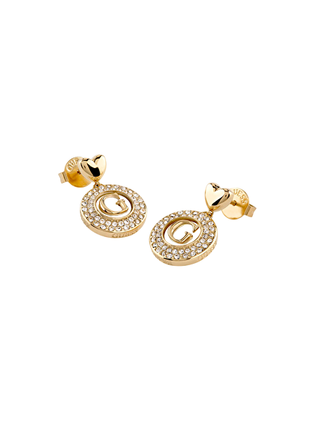 Pozlátené visiace náušnice G Talisman JUBE06203JWYGT/U