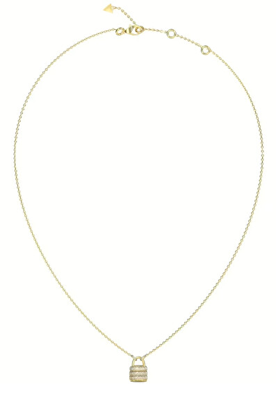 Dámský pozlacený náhrdelník Guess My Secret JUBN05417JWYGT/U