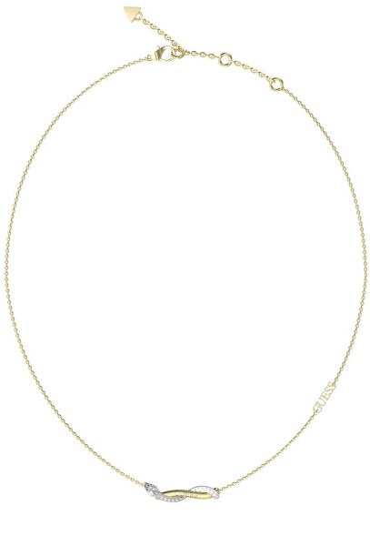 Elegantní náhrdelník se zirkony Twist JUBN05066JWYGRHT/U