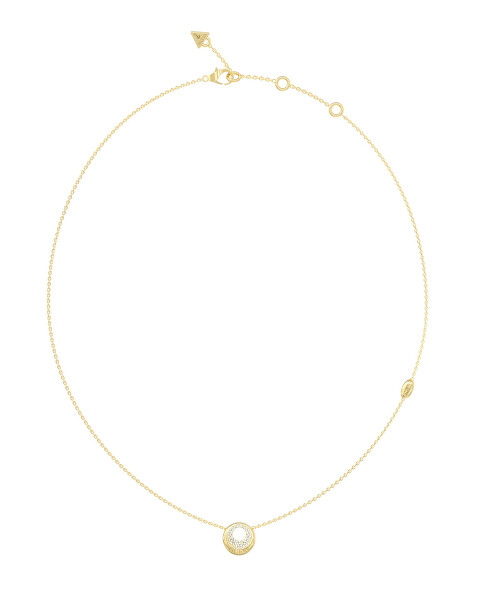 Elegantní pozlacený náhrdelník Moon Drops JUBN06245JWYGT/U