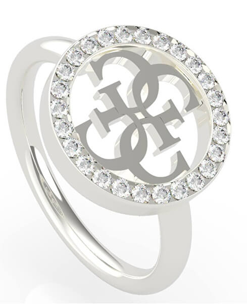 Elegantný prsteň s logom UBR79038