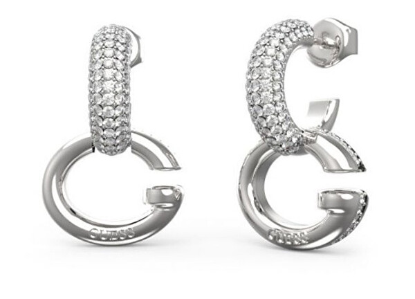 Fashion kruhové náušnice s krystaly Oh My G JUBE04521JWRHT/U