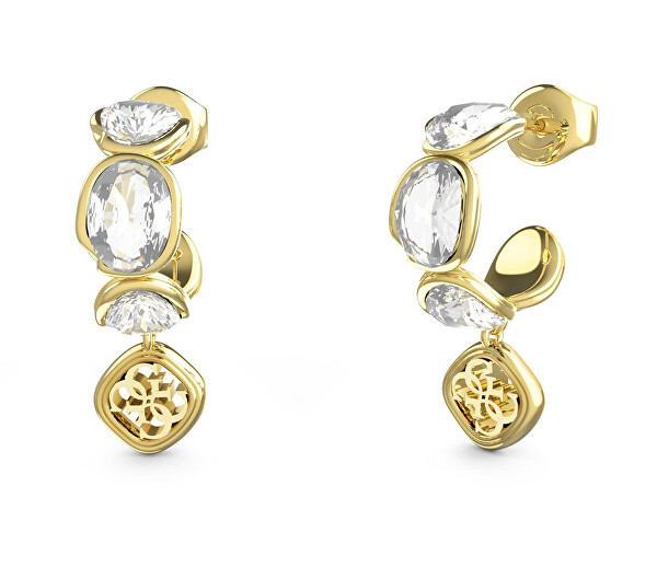 Fashion pozlacené náušnice s krystaly Mamounia JUBE05571JWYGT/U