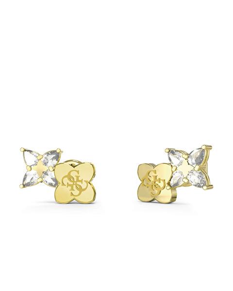 Fashion pozlacené náušnice Wild Flower JUBE05511JWYGT/U