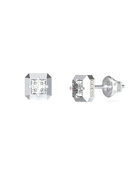 Oslnivé ocelové náušnice Ace Of Diamonds JUBE06180JWRHT/U
