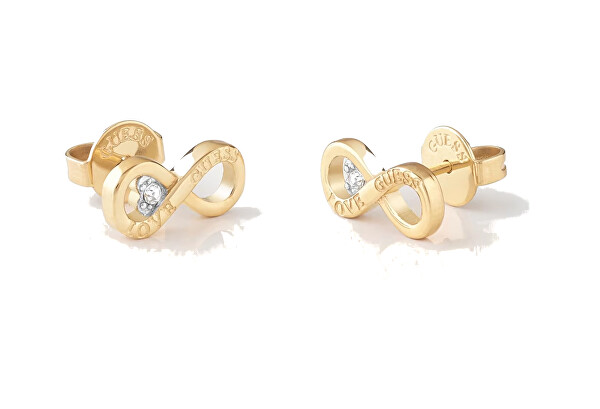 Krásné pozlacené náušnice Nekonečno Studs Party JUBE02182JWYGT/U