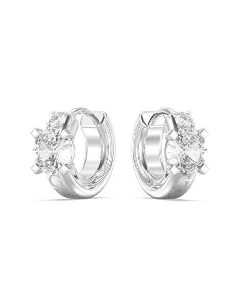 Kruhové náušnice se zirkony Piercing Studio JUBE06270JWRHT/U