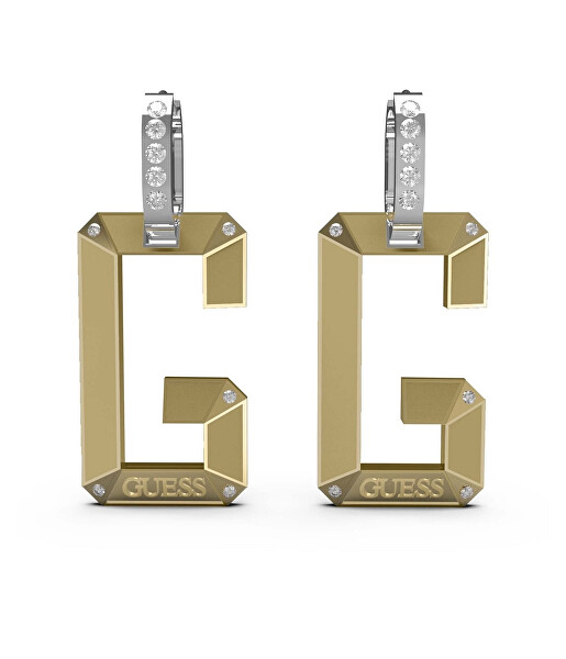 Luxuriöse vergoldete Ohrringe mit Anhängern G-Shades JUBE01469JWRHYGT/U