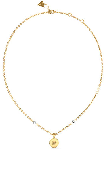 Moderní pozlacený náhrdelník Monete JUBN02201JWYGT/U