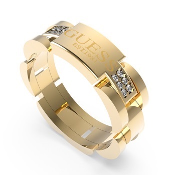 Inel la modă placat cu aur Frontiers Fashion JUMR01344JWYG