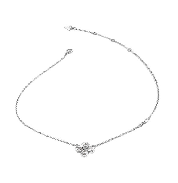 Nádherný oceľový náhrdelník s kvetinou Amazing Blossom JUBN03057JWRHT/U