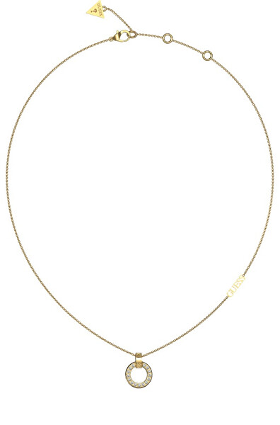 Nádherný pozlacený náhrdelník Circle Lights JUBN03159JWYGT/U