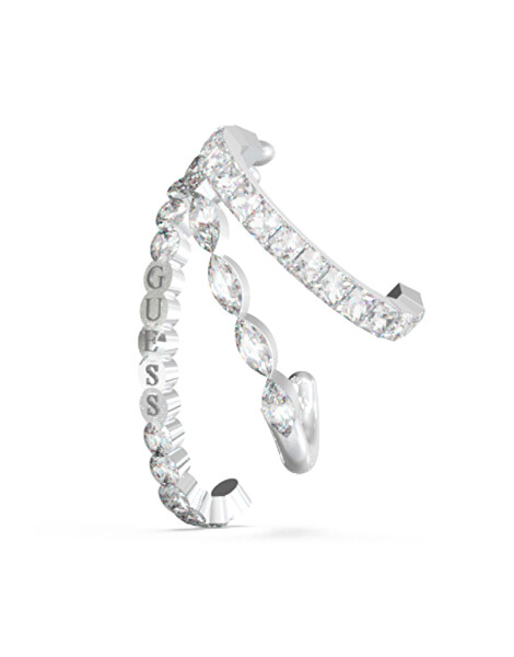 Originální single třpytivá náušnice Crazy Earrings JUBE03296JWRHT