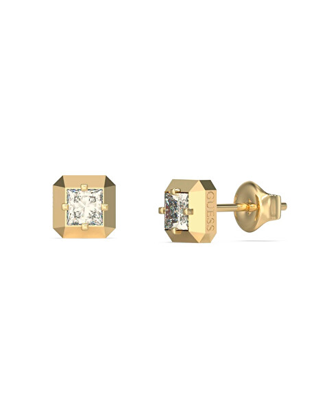 Oslnivé pozlacené náušnice Ace Of Diamonds JUBE06180JWYGT/U