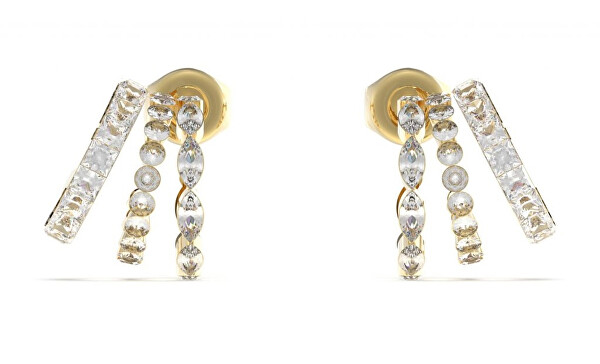 Cercei de damă placați cu aur Crazy Earrings JUBE03307JWYGT/U