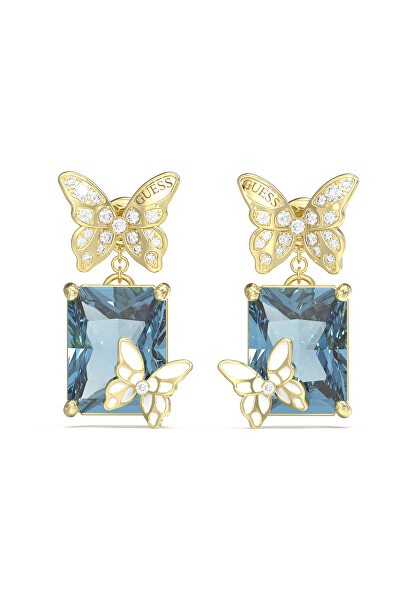 Vergoldete Ohrringe mit Schmetterlingen Chrysalis JUBE04089JWYGABT/U