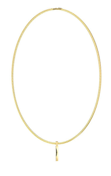 Pozlacený dámský náhrdelník z oceli JUMN05101JWYGT/U