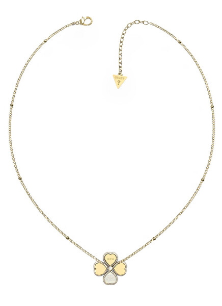 Vergoldete Halskette für Glück Fine Heart JUBN01419JWYGT/U
