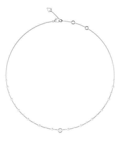 Půvabný náhrdelník s perličkami Tiny Pearly JUBN05515JWRHT/U