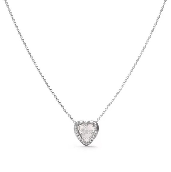 Splendida collana in acciaio con cuore Mon Amour JUBN04606JWRHT/U