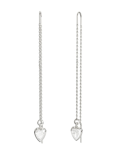 Řetízkové náušnice z oceli Crystal Love JUBE06364JWRHT/U