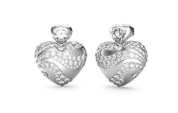 Romantici orecchini in acciaio con zirconi In My Heart JUBE04499JWRHT/U