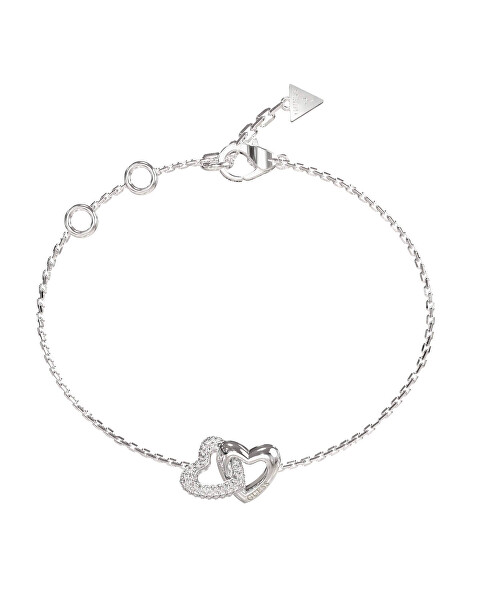 Romantický náramok Prepojené srdce Beloved JUBB06014JWRH