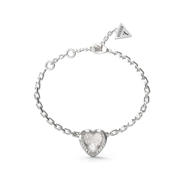 Bracciale romantico in acciaio con cuore Mon Amour JUBB04607JWRH