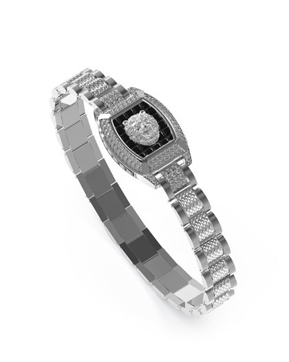 Stylový ocelový náramek Lion King JUMB05000JWSTT/U
