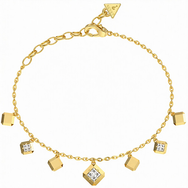 Úchvatný pozlacený náramek Ace Of Diamonds JUBB06179JWYG
