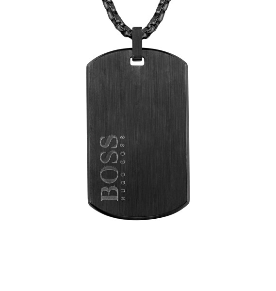 Černý pánský náhrdelník Vojenská známka ID 1580052