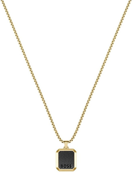 Elegantní pozlacený náhrdelník pro muže 1580538