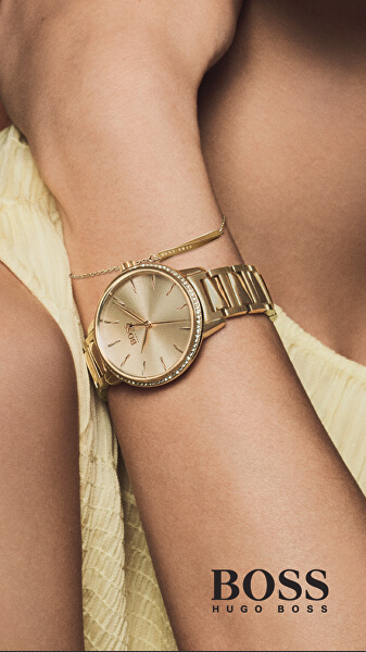 Elegantní pozlacený náramek Signature 1580007