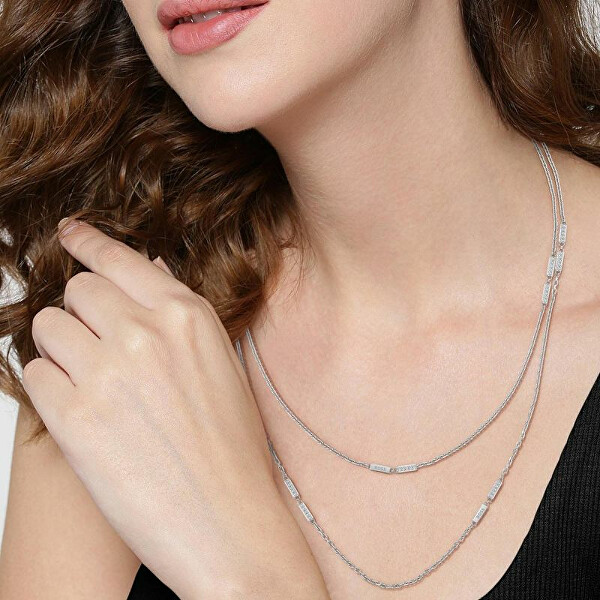 Krásny oceľový náhrdelník Larya 1580447