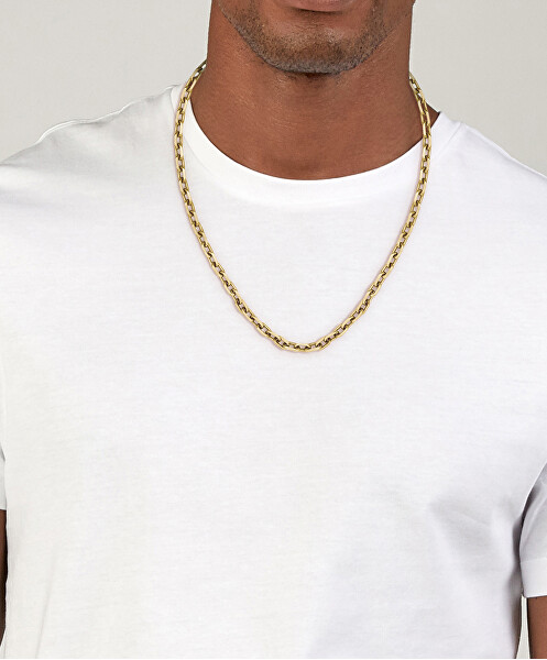 Moderne vergoldete Halskette für Männer 1580534