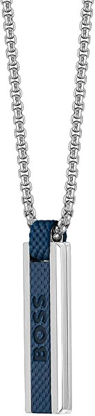 Ocelový náhrdelník s přívěskem pro muže Sakis 1580370