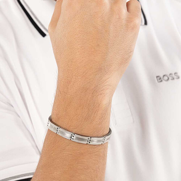 Štýlový oceľový náramok pre mužov Brooks 1580803