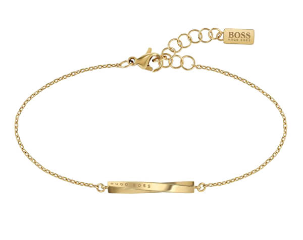 Elegantní pozlacený náramek Signature 1580007