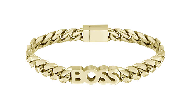Brățară fashion placată cu aur Boss 1580505