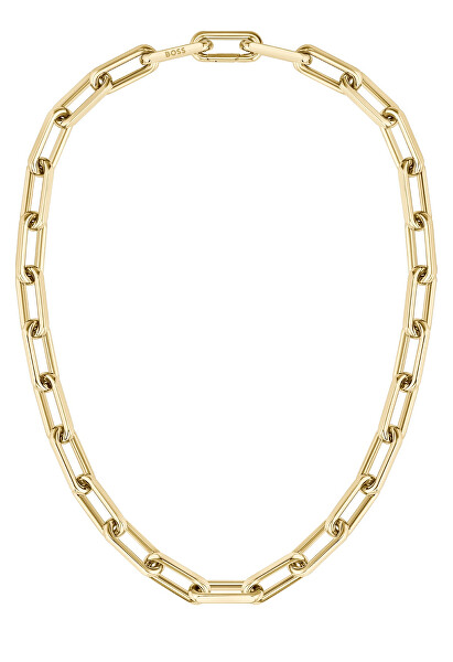 Masivní pozlacený náhrdelník z oceli Halia 1580579