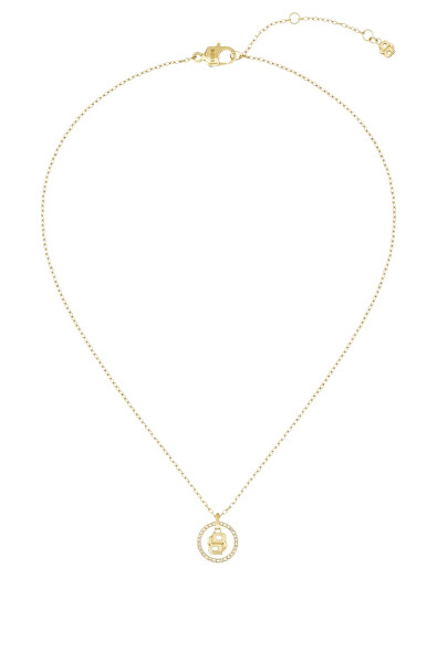 Pozlacený náhrdelník pro ženy Double B 1580837