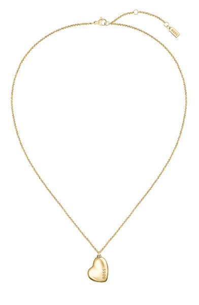 Pôvabný pozlátený náhrdelník z ocele Honey 1580574