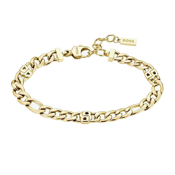 Elegante bracciale placcato in oro Double B 1580635