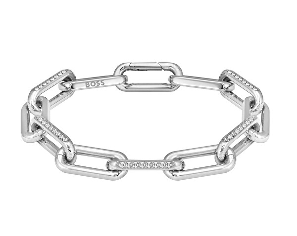 Unverwechselbares Damenarmband aus Stahl mit Kristallen Halia 1580599