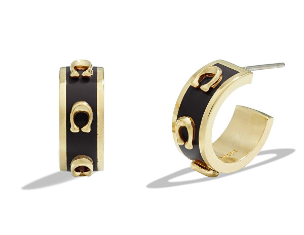 Fashion půlkruhové náušnice pro ženy 37448375GLD001