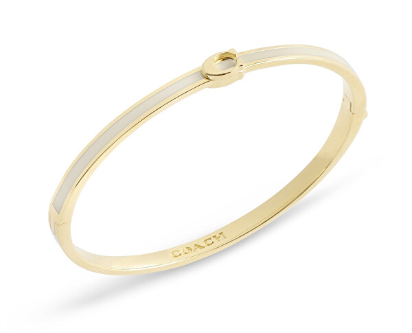 Elegantní pozlacený pevný náramek pro ženy 37553124GLD100