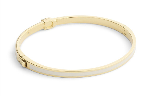 Elegantní pozlacený pevný náramek pro ženy 37553124GLD100