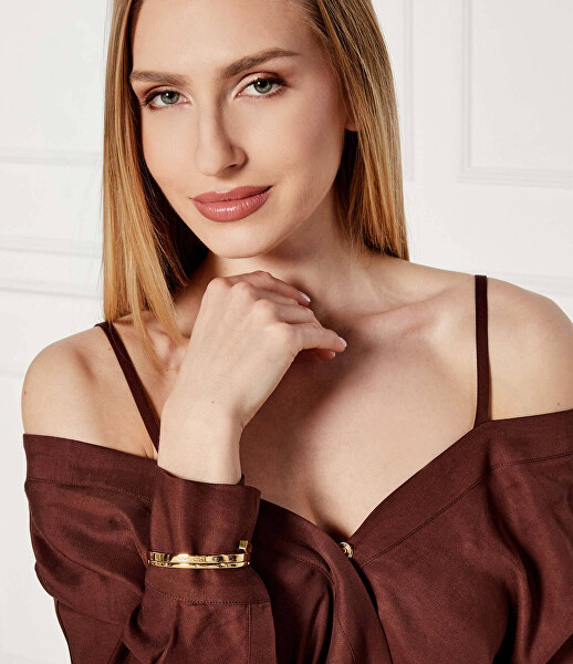 Elegantní sada pozlacených dámských náramků 37520598GLD710