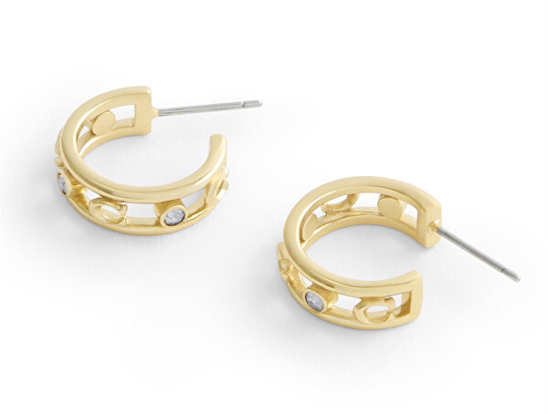 Fashion půlkruhové náušnice pro ženy 37506215GLD710